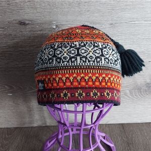 Turtle Fur Youth Kids Knitted Beanie With Tassel